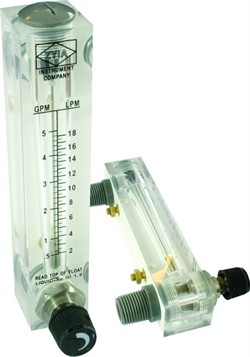 Flowregulator til væske 80-400 ml/min. Acryl 1/4"